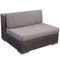 Garden balcony wholesale rattan outdoor furniture modular sets 6 seater sofa set