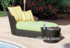 Best Selling factory directly oval wicker outdoor lounge furniture