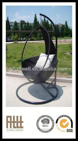Top selling factory supply hanging indoor rattan swing chair
