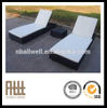 With quality warrantee factory supply swimming pool lounge with side table