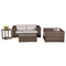 Malaysia hospitality outdoor sales on patio garden sofa rattan furniture set 4