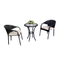 Classics furniture stacking set for balcony garden outdoor wicker rattan chair
