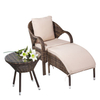 Brown with parasol garden sets black / wicker rattan patio furniture sectional