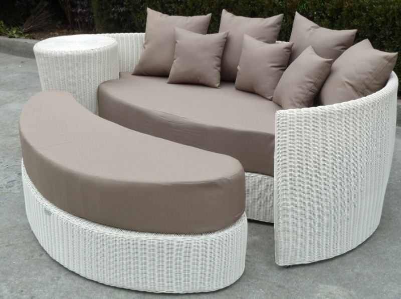 High Quality factory supply round outdoor sofa beds