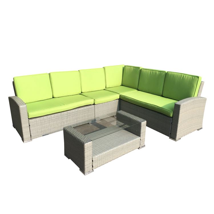 Cebu sofa resin wicker outdoor kd set rattan furniture china