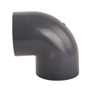 Low Price UPVC Pipe Fittings DN15 DN20 DN25 DN50 DN100 90 Degree Elbow Fitting for Chemical Industry Plastic Pipe Fittings