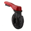 Anti Corrosion High Pressure Plastics Wafer Butterfly Valve Custom Clamp Handle UPVC Butterfly Valve