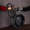 Spherical Design Disc UPVC Turbine Actuator Butterfly Valve Plastic Acid / Alkali Resistant Worm Wheel Handle Butterfly Valve