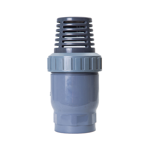 Hot Sale Factory Prices DIN ANSI Fitting Single Ball Bottom Foot Valve Pump UPVC Foot Valve with Strainer