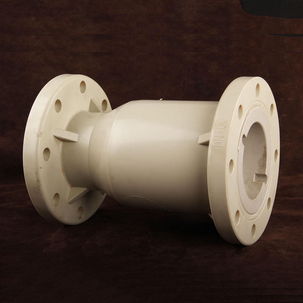 Custom Hot Sale Pipeline Flanged End Ball Check Valve DN15 To DN300 Chemical PPH Ball Core Check Valve