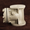 China Supplier PPH Full Plastic Check Valve Swing Flange Type Nonreturn Valve For Chemical Industry Water Treatment