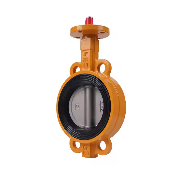 Soft Sealed Clamp Butterfly Valve Extension Stem Spindle Disc Wafer Butterfly Valve