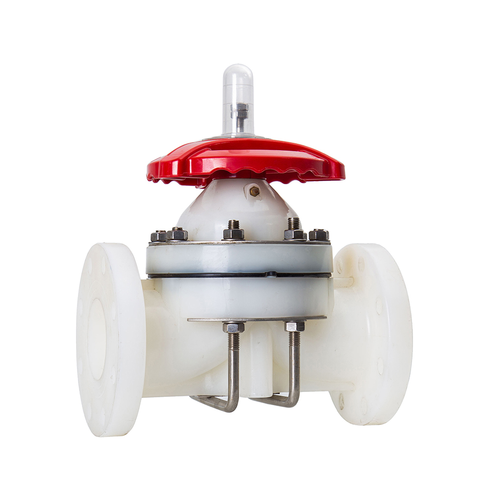 Custom High Temperature Corrosion Resistant Accurate Diaphragm Valve Vacuum-proof Slurry Resistant Flow Control Diaphragm Valve
