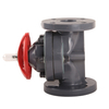 Good Price UPVC Manual Diaphragm Valve DN15-DN200 Flanged Plastic Single Diaphragm Valve Manufacturer