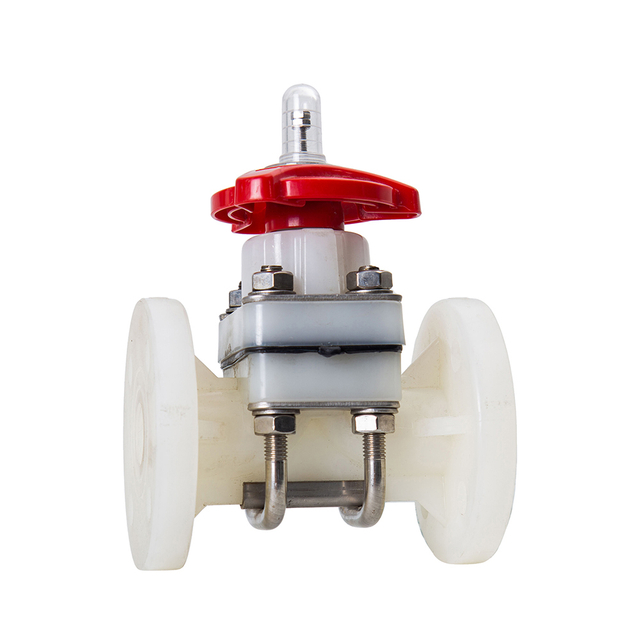 Accurate Flow Control Flanged Diaphragm Valves FRPP PPH UPVC CPVC PVDF Special Diaphragm Valve for Harsh Environments