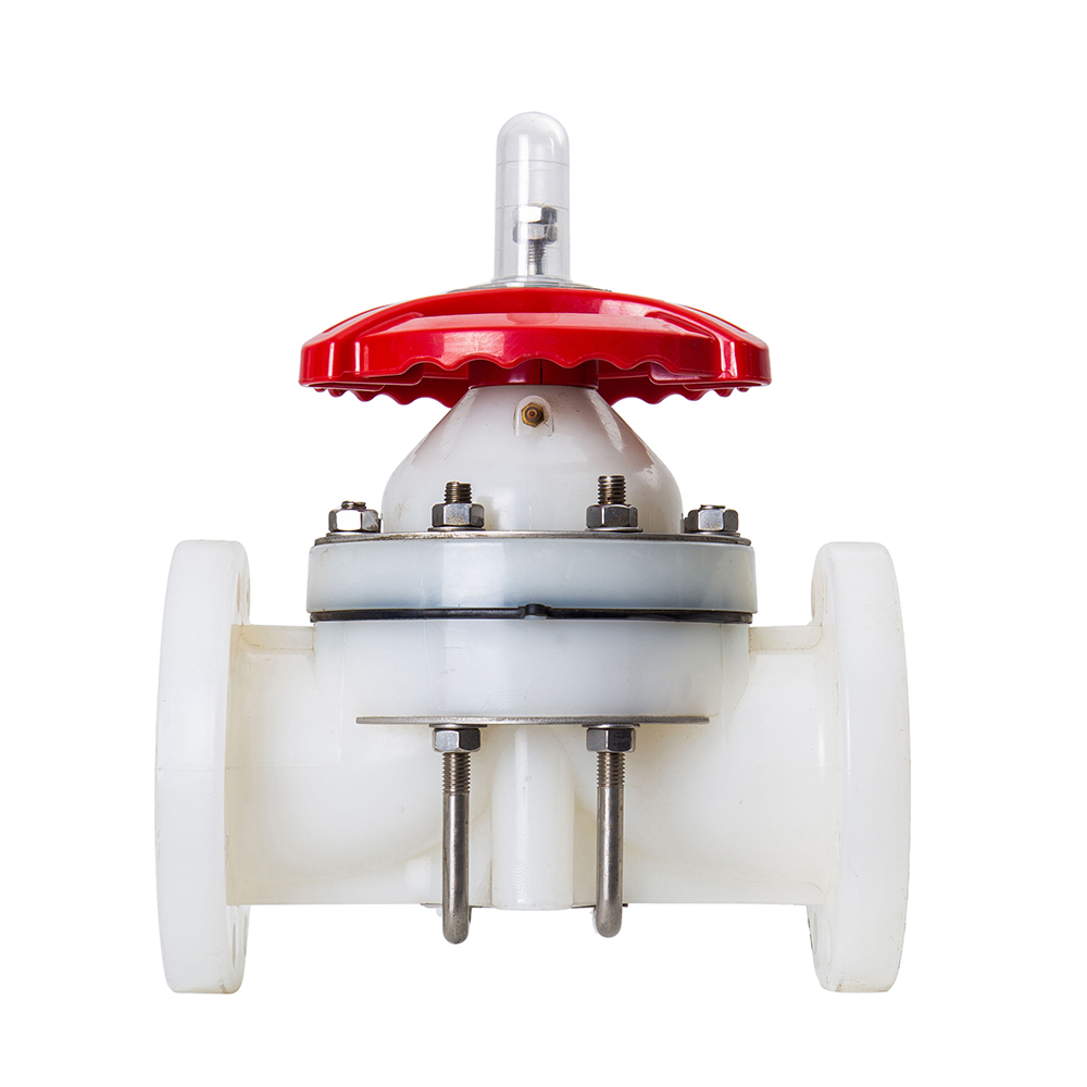 Custom High Temperature Corrosion Resistant Accurate Diaphragm Valve Vacuum-proof Slurry Resistant Flow Control Diaphragm Valve