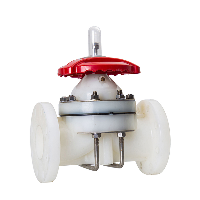 Custom High Temperature Corrosion Resistant Accurate Diaphragm Valve Vacuum-proof Slurry Resistant Flow Control Diaphragm Valve