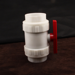 High Quality 1/2 To 4 Inch Manual Thread End Full Flow FRPP True Union Ball Valve
