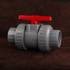 Socket End Full Flow CPVC True Union Ball Valve 2-Way Double True Joint Manual Double Union Ball Valve