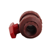 Industrial Handle FRPP Dn15-Dn100 True Union Ball Valve Plastic Double Union Socket Red Thread End Ball Valve