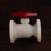 PVDF Acid-Resistant Anti-corrosion Plastic Ball Valve DN15 DN25 DN50 DN80 DN100 DN125 DN200 Flange Manual Ball Valve