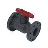 Manual Handle DN15-DN300 Plastic Ball Valve Industrial Flange Connecting FRPP Ball Valve