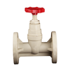 Abs Hand Wheel Flow Control PPH Dn25 - Dn150 Globe Valve Plug Type Pipe Fitting Flange End Globe Valve