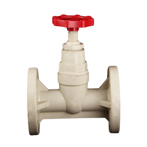 Abs Hand Wheel Flow Control PPH Dn25 - Dn150 Globe Valve Plug Type Pipe Fitting Flange End Globe Valve
