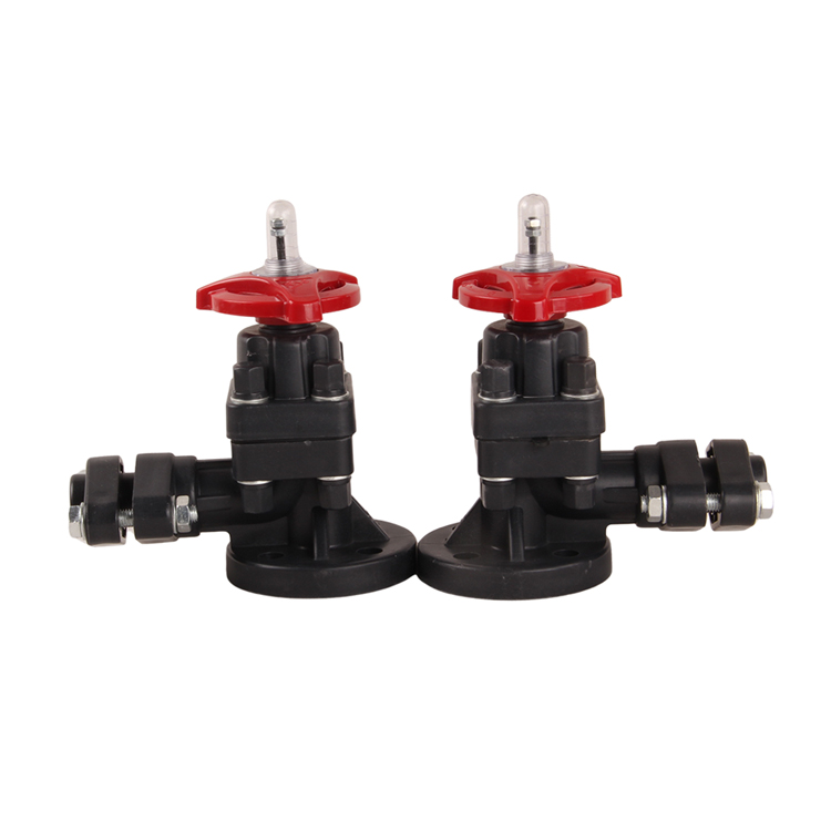 High quality flange end plastic Level Indicator DN15 SN25 DN50 Water Silo FRPP level gauge for tanks Guage Valve