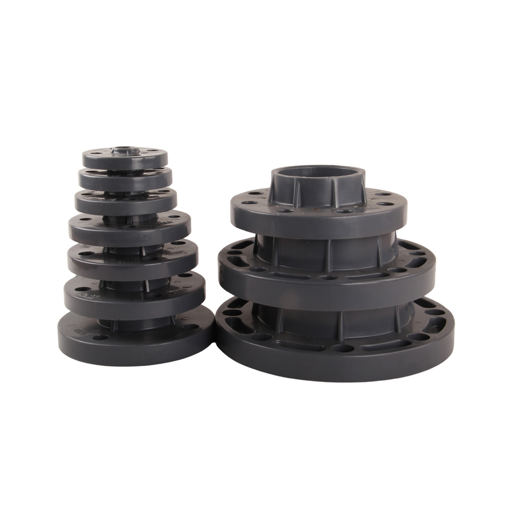 Customized UPVC Socket Integrated Flange Adaptor 1/2