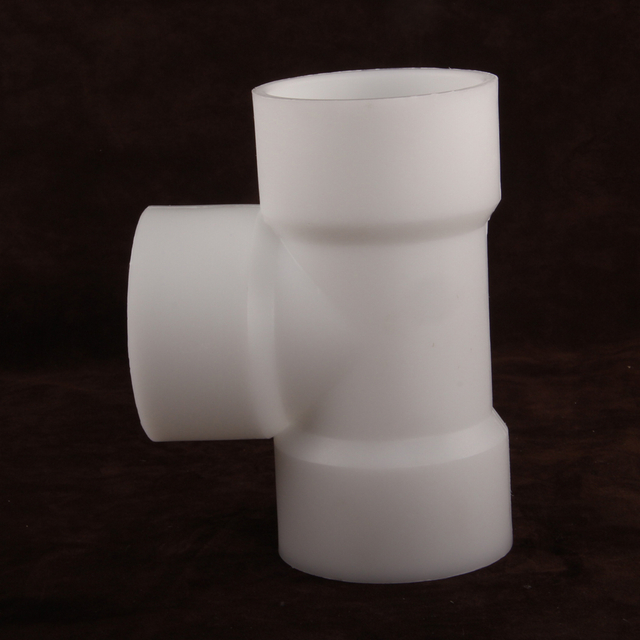 Quality High Temperature Anti-Aging Corrosion Resistant Tee Hot-melt Welded Plastic FRPP Tee Pipe Fittings