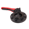 Hot Sales DIN ANSI JIS standard FRPP Lever Handle Butterfly Valve Plastic Valve for Industrial