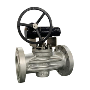Flange Size Optional 360° Metal Lip Fixed Bidirectional Flow Soft Seal Plug Valve Sleeve Type Soft Sealing Plug Valve