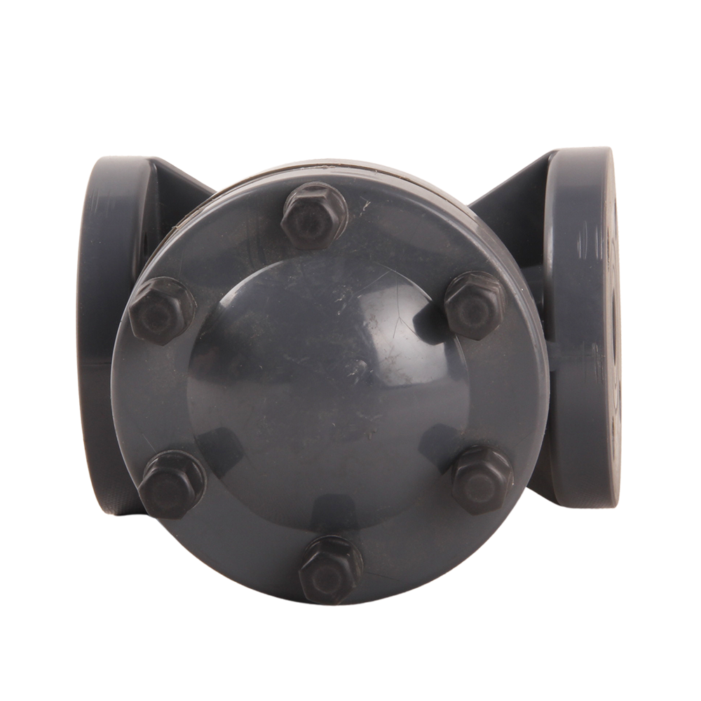 DN25 DN50 DN100 DN150 DN200 UPVC Non Return Valve Industrial Water Treatment One Way Plastic Check Valve