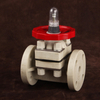 Durable Performance PPH Flanged Diaphragm Valve 1/2in-12in Soft Seal Manual Through Way Plastic Diaphragm Valve for Waste Water
