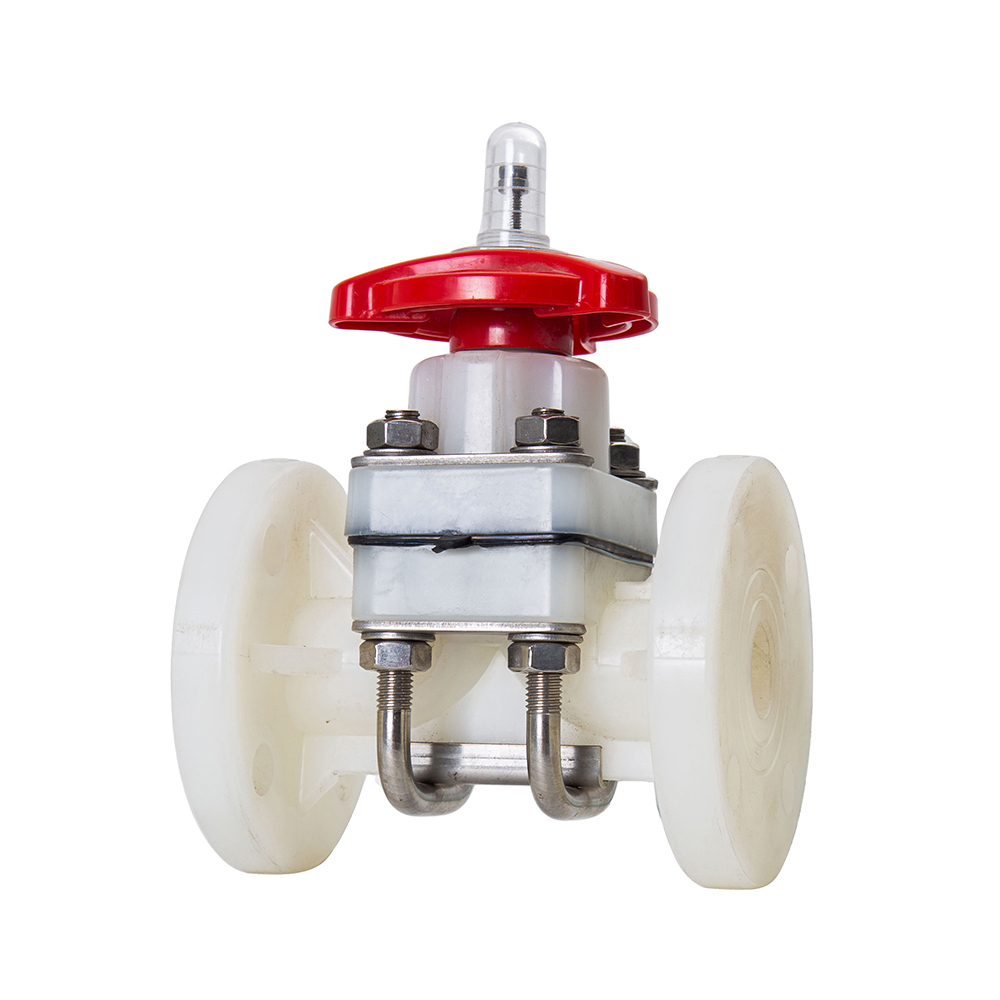 Accurate Flow Control Flanged Diaphragm Valves FRPP PPH UPVC CPVC PVDF Special Diaphragm Valve for Harsh Environments