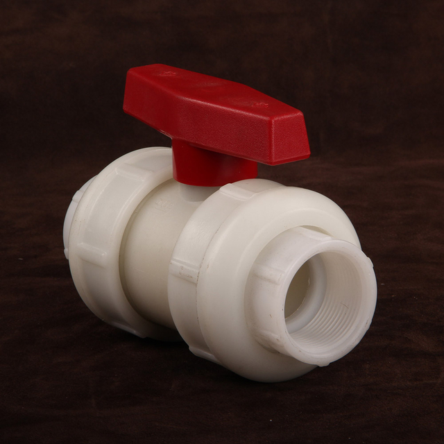 High Quality 1/2 To 4 Inch Manual Thread End Full Flow FRPP True Union Ball Valve