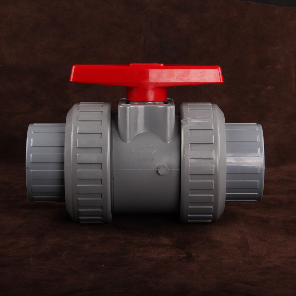Socket End Full Flow CPVC True Union Ball Valve 2-Way Double True Joint Manual Double Union Ball Valve