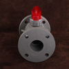 CPVC Flange Connecting Ball Valve Plastic CPVC Manual Ball Valve for Chemical Industry
