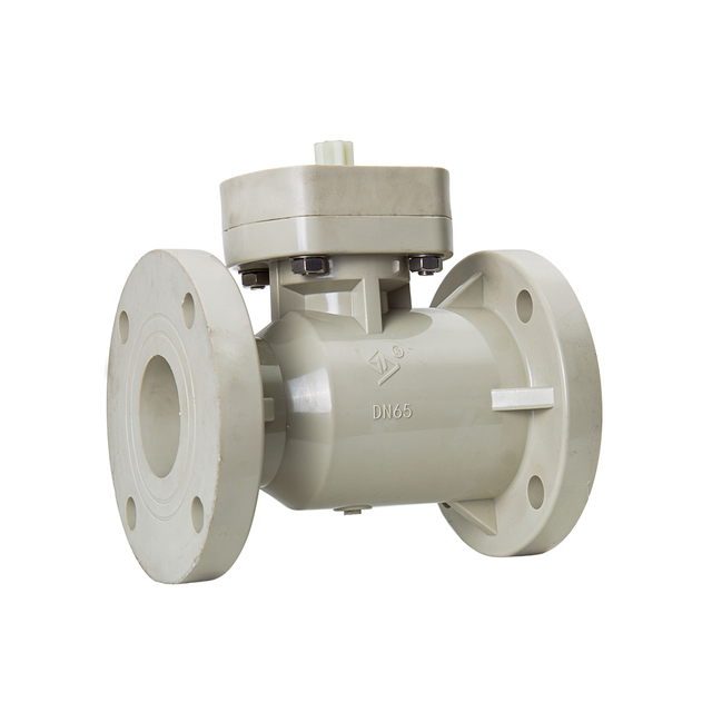 High Quality PPH Flange Ball Valve Automation Platform Supply Pipeline High Platform Ball Valve For Various Types Of Actuators