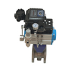 Chemical Industry Corrosion-Resistant Pn16 Dn150 Pneumatic Actuator Pneumatic V-shaped ball valve with locator