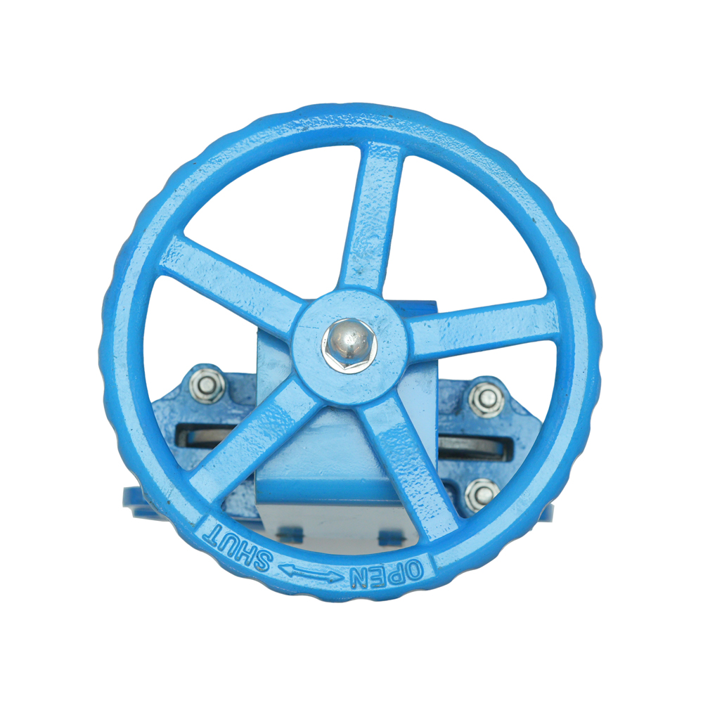 Manual Knife Gate Valve Flanged Stainless Steel DN50 - DN600 Handwhell Knife Gate Valve