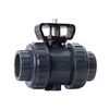 Corrosion Resistance Socket True Union Ball Valve UPVC Double Union Socket Ball Valve For Automation Platform