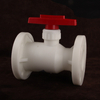Low Price Plastic Flanged Ball Valve Corrosion-Resistant And Acid-Resistant FRPP Ball Valve For Industry Ansi/Astm Standard