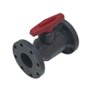 Manual Handle DN15-DN300 Plastic Ball Valve Industrial Flange Connecting FRPP Ball Valve