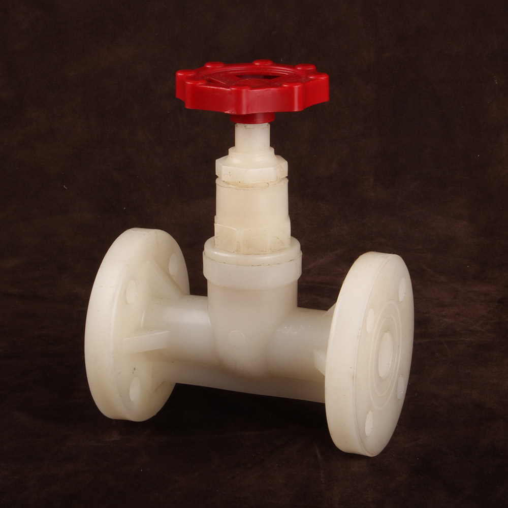 Plastic Globe Stop Valve Strong Acids Resistant Chlorine And Organic Solvents Manual PVDF Shutoff Valve