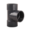UPVC Pipe Coupling Joint Tee Reducing Pipe Fittings Plastic Reducer Tee Joint Fittings for Chemical Industrial