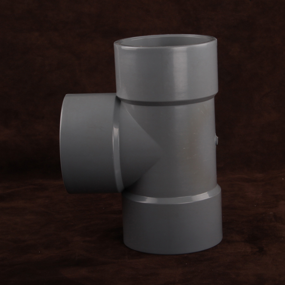Factory Wholesale CPVC Plumbing Tee Fittings Reducing Tee Three Way Pipe Coupling Joint Tee