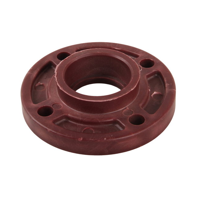 Brown Red FRPP Pipe Fittings DN15 ~DN400 Socket Welding Integrated Flanges 1/2in-16in