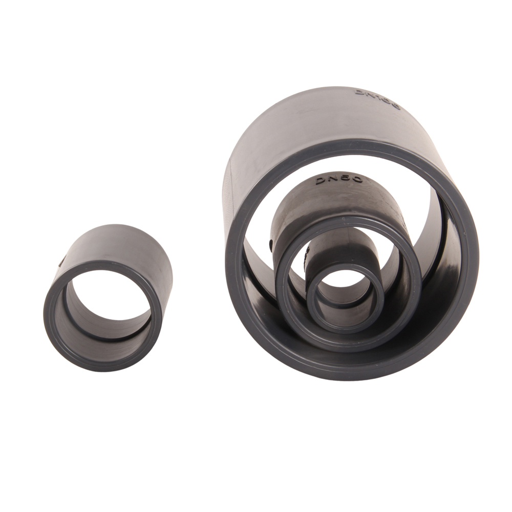 Factory Price Pipe Connection UPVC Pipe Fittings 1/2 To 28 Inch Straight Coupling Joint UPVC Plastic Double Socket Coupling